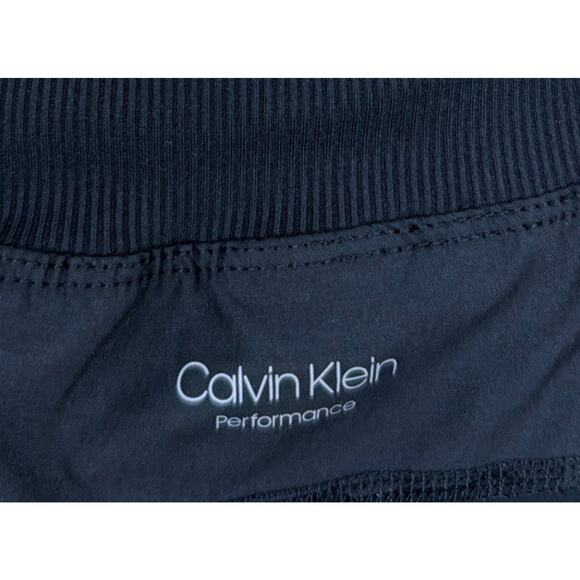 Calvin Klein women’s L performance stretch black joggers side pockets - Picture 4 of 6